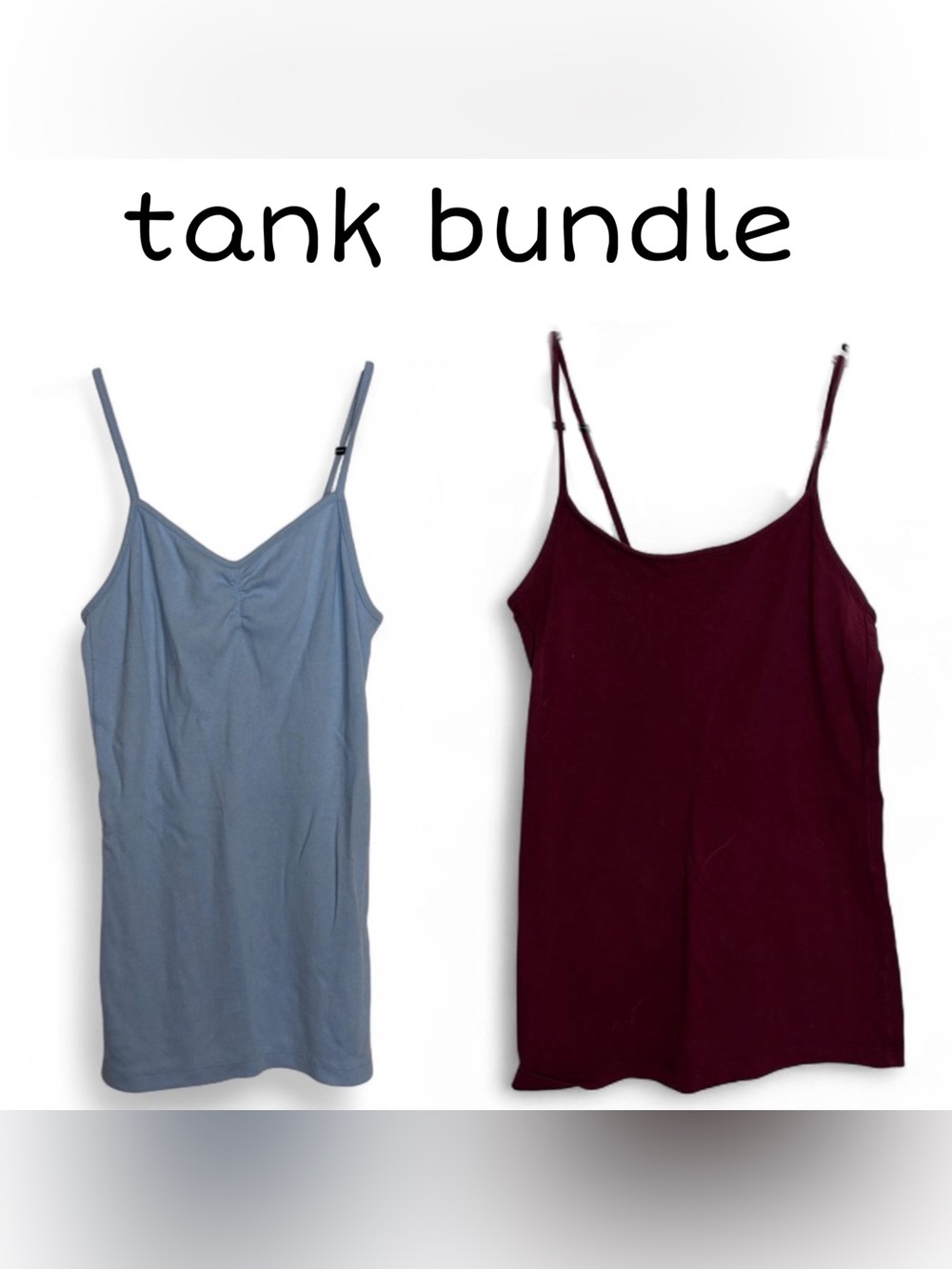 No Boundaries Tank Bundle - Blue and Burgundy